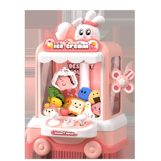 Household Toy Electric Clip Doll Gashapon Machine Children Mini Claw Machine