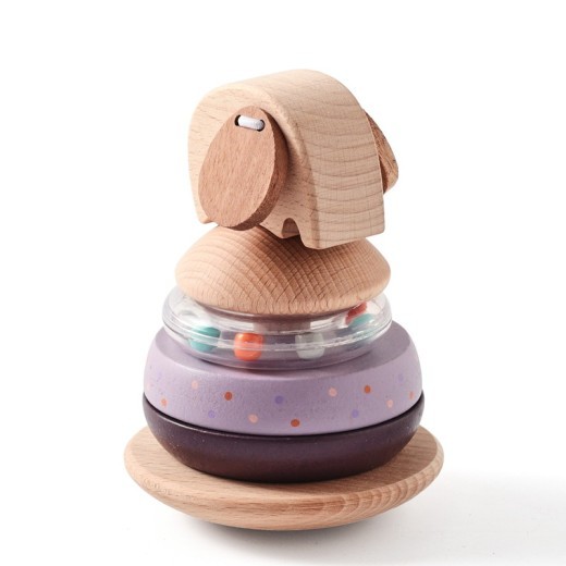 Baby Hands-on Brain Stacking Post Set Of Shapes