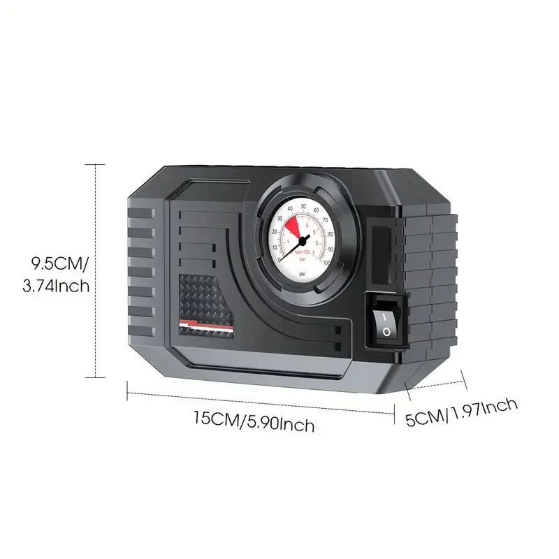 1pc CaRSun Portable Air Compressor Pump