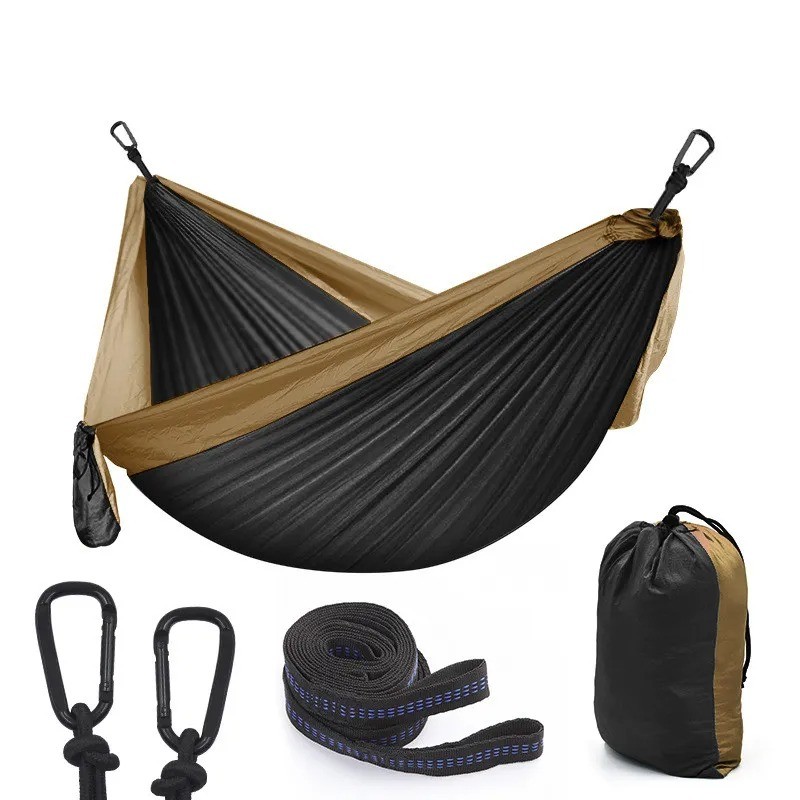 Double Camping Parachute Hammock - Outdoor Survival and Leisure