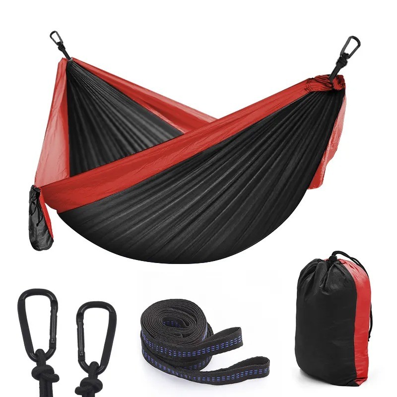 Double Camping Parachute Hammock - Outdoor Survival and Leisure
