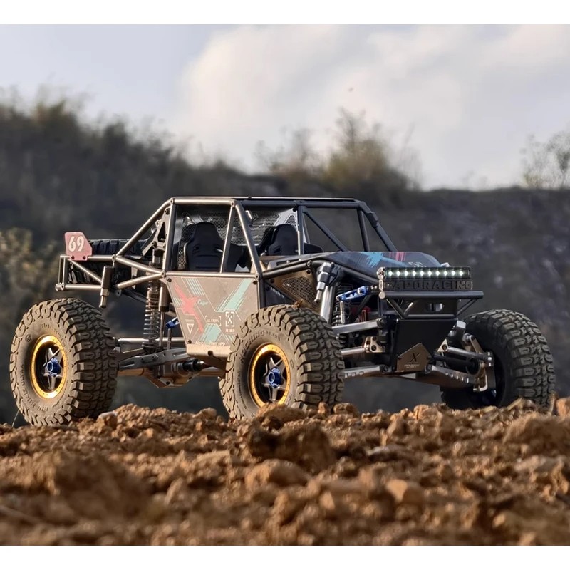 Capo U4 RC Car 1/8 Crawler RTR or KIT Model CD1582X Remote Control Racing Vehicle with 2-Speed Transmission and Lights