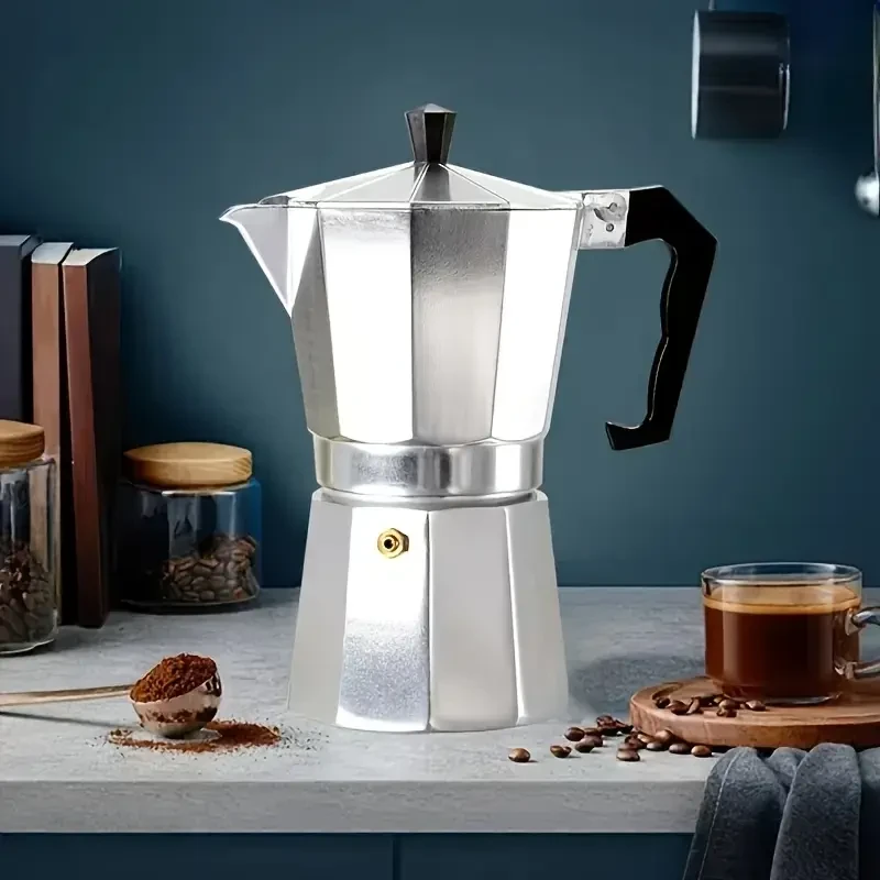 1pc Classic Manual Moka Pot Coffee Maker