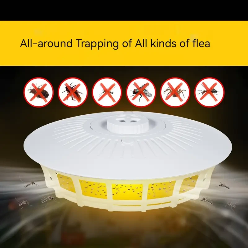 1pc Flea Trap Lamp, Mosquito Trap Light, Natural Insect Killer