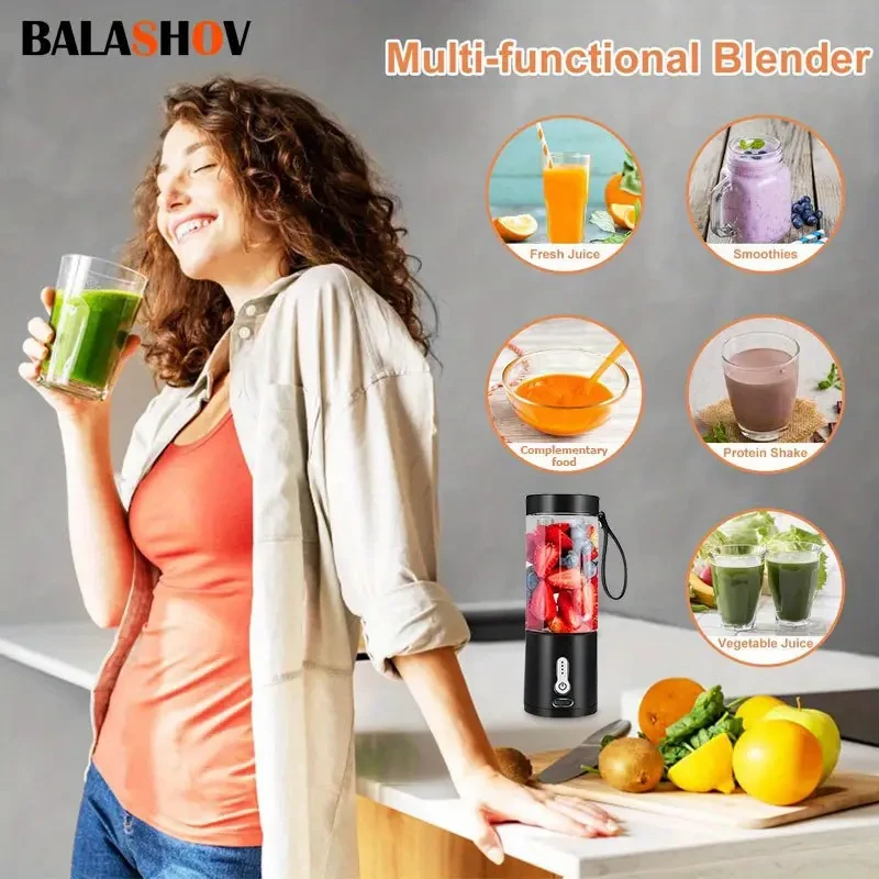 BALASHOV 18oz Portable Blender & Juicer