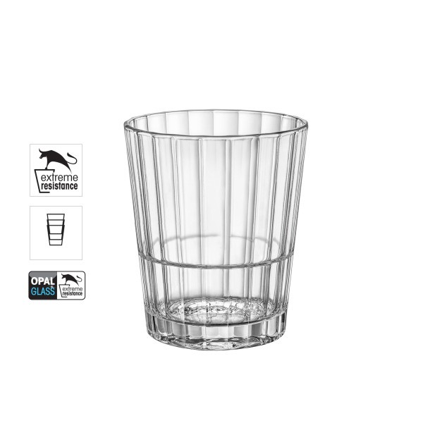 Oxford Bar Rock 312ml - Set 6 - Bormioli Rocco