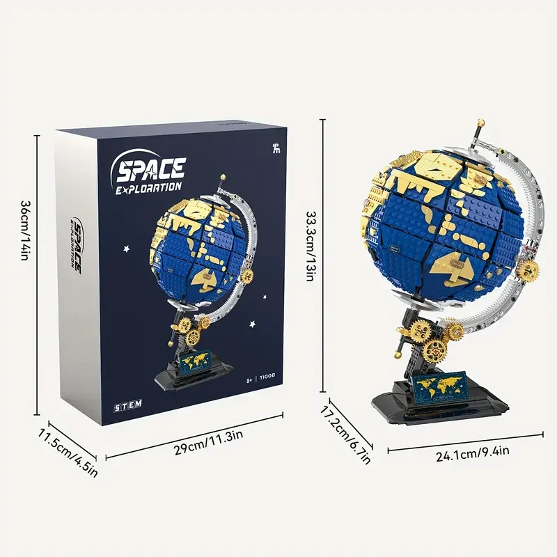 1455pcs Space Exploration Globe Puzzle