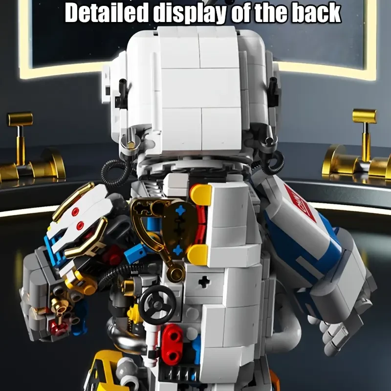 1736pcs Astronaut Building Blocks Set