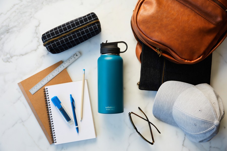 Stainless Steel Bottle Teal 900ml - Wiltshire