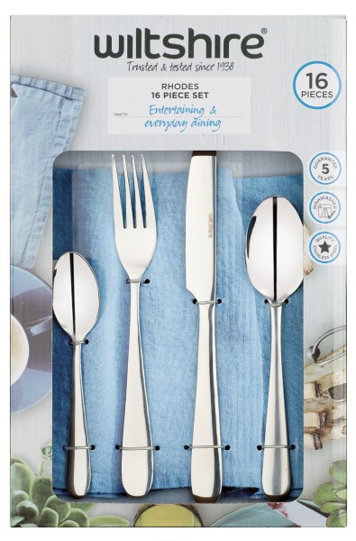 Rhodes Cutlery Set 16Piece  - Wiltshire