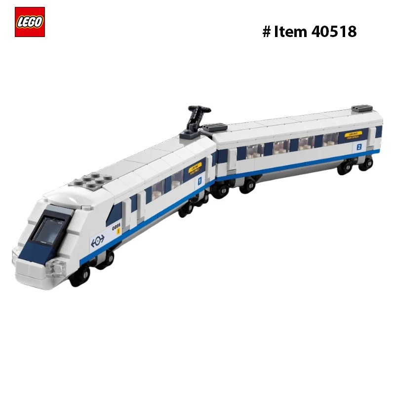 Lego 40518 Creator High-Speed Train 2  Connected Carriage with Driver's Compartment and Sloping Front