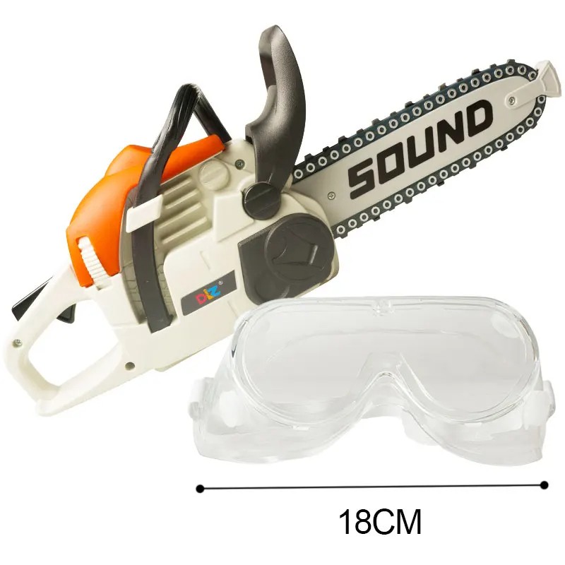 Toy Chainsaw with Goggles Children Electric Power Chainsaw with Sound
