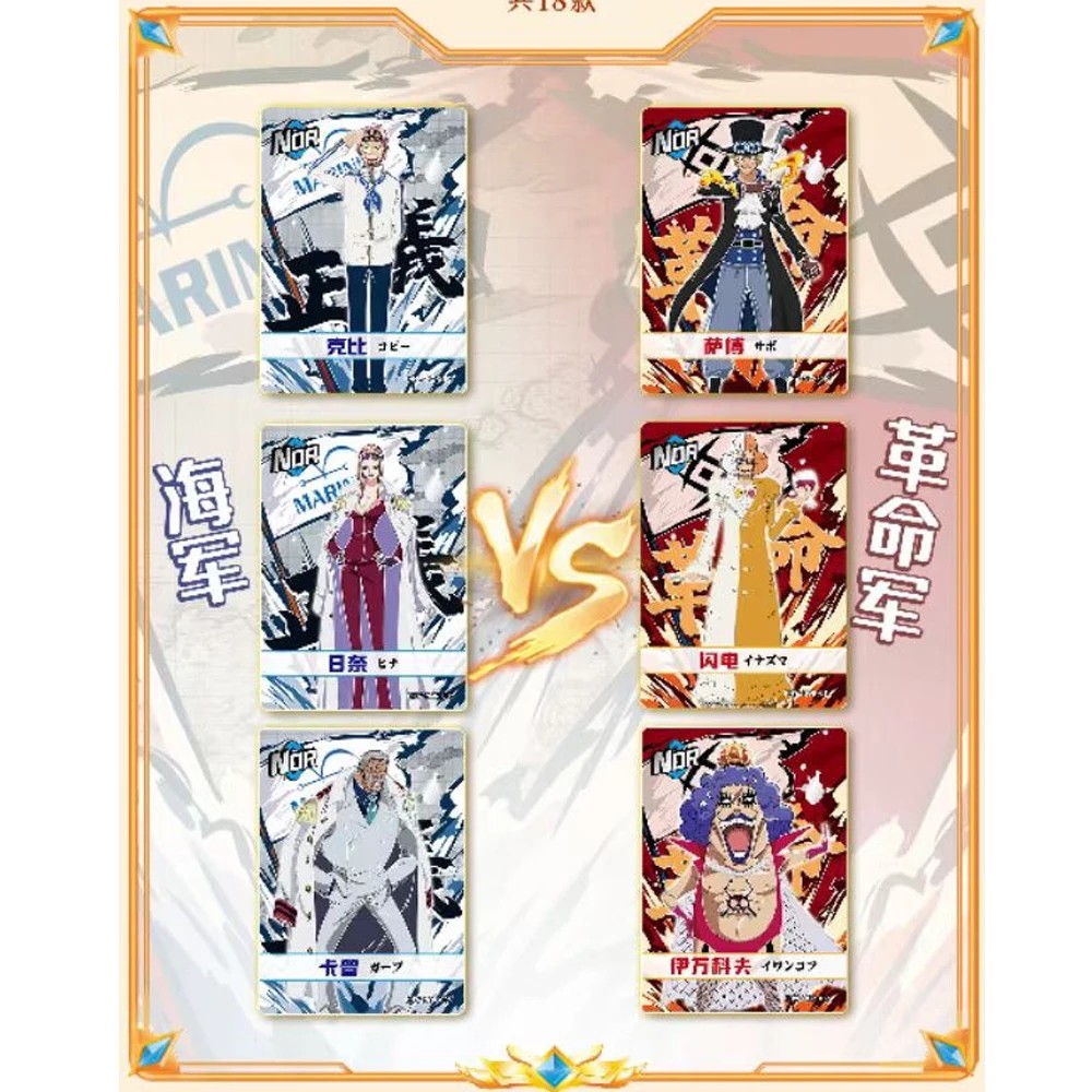 One Piece Cards Japanese Anime Character Collection Cards Booster Box Full Set, Luffy, Roronoa Zoro, and More
