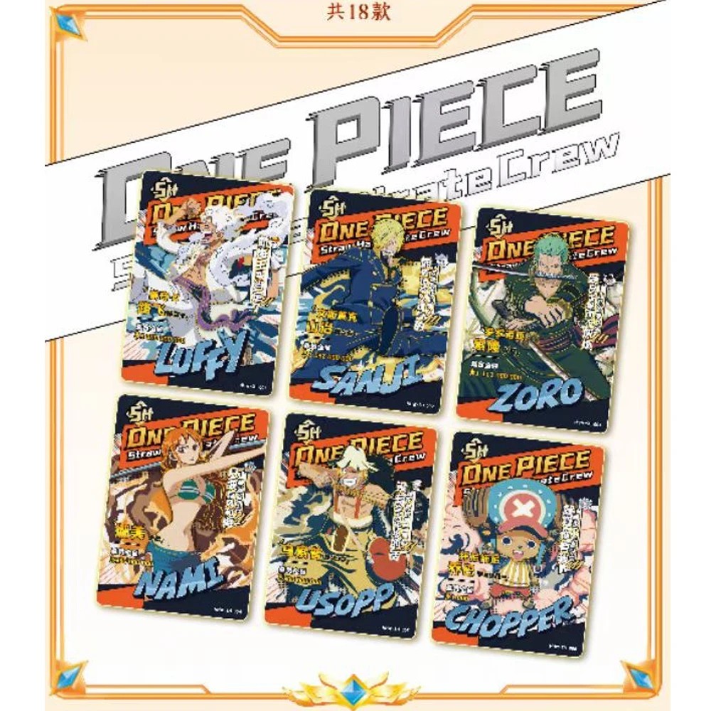 One Piece Cards Japanese Anime Character Collection Cards Booster Box Full Set, Luffy, Roronoa Zoro, and More