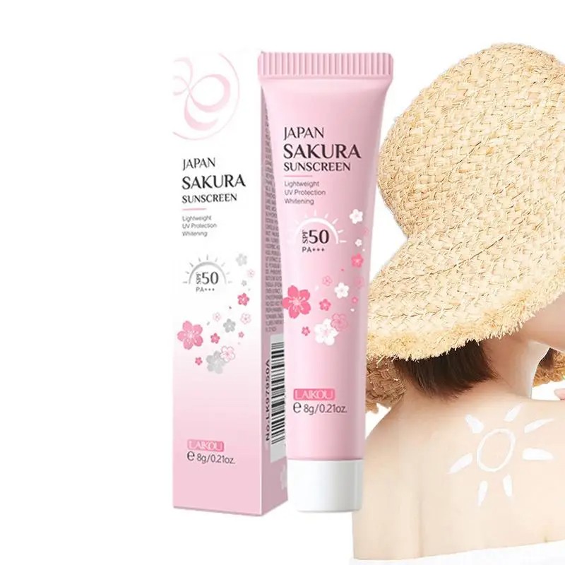 Facial and Body Sunscreen SPF 50 Whitening, Sunblock Skin Protective Cream with Anti-Aging