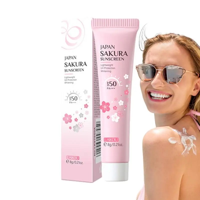 Facial and Body Sunscreen SPF 50  Whitening, Sunblock Skin Protective Cream with Anti-Aging