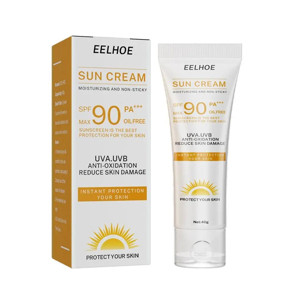 SPF 90 Facial and Body Sunscreen Serum Sunblock Skin Protective Cream with Moisturizing