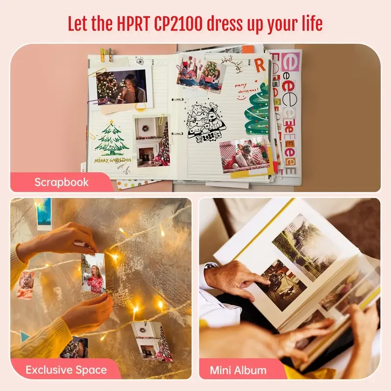 HPRT Photo Printer, 2x3 Micro Portable Color Photo Printer