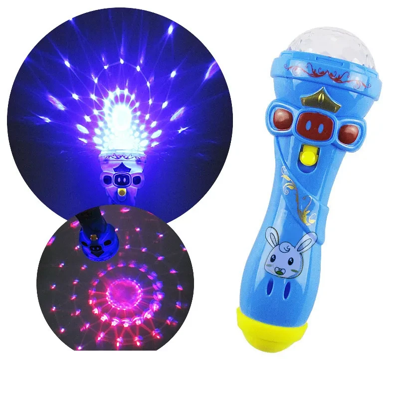 Creative microphone flash stick toy