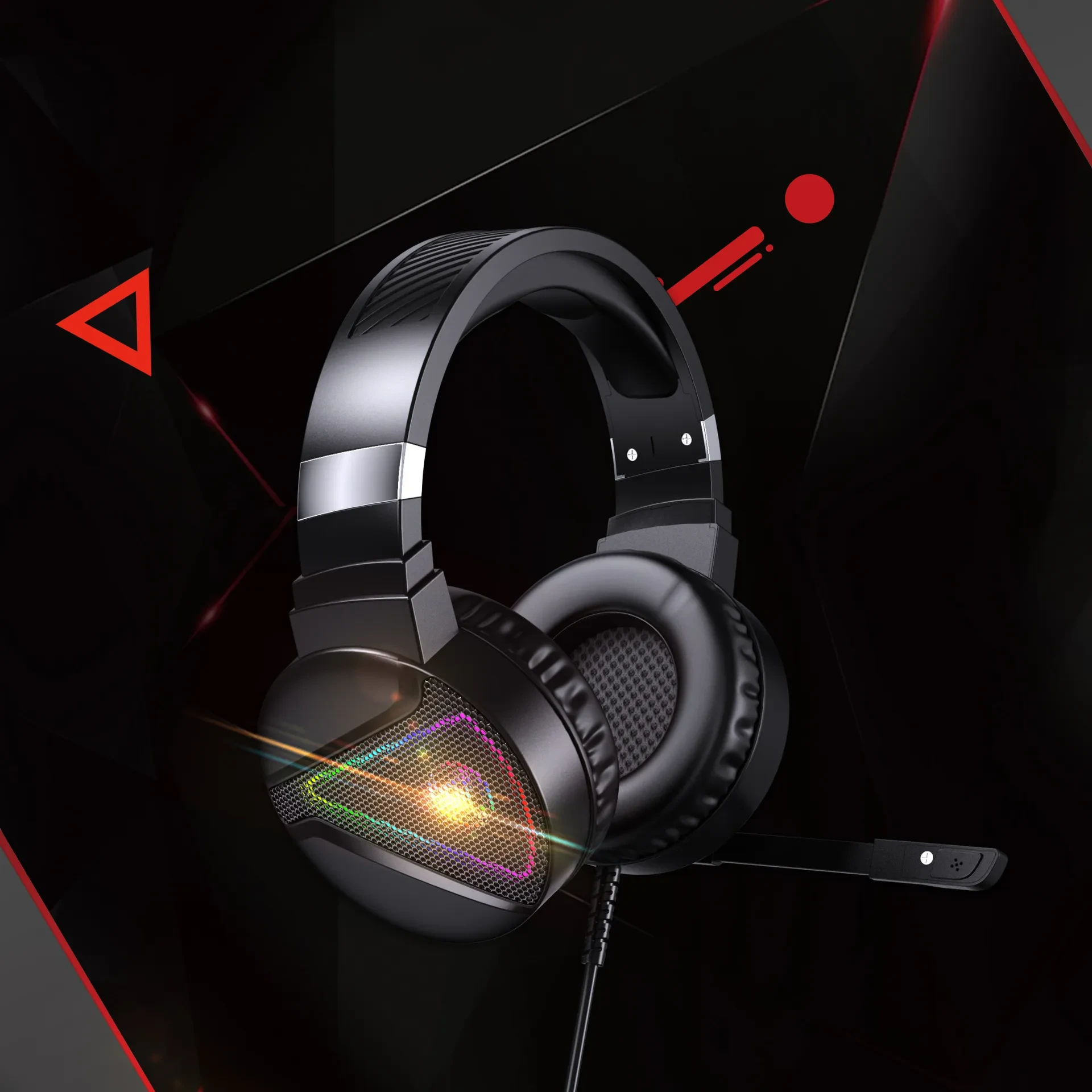 RGB Luminous ABS Headset