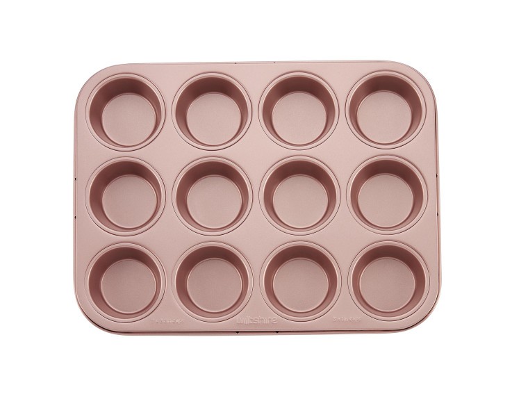 Rose Gold Muffin Pan 12 Cup  - Wiltshire