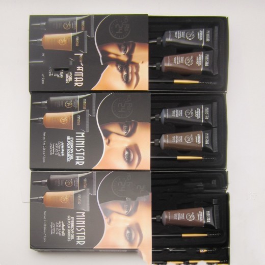 Two-color liquid eyebrow cream set