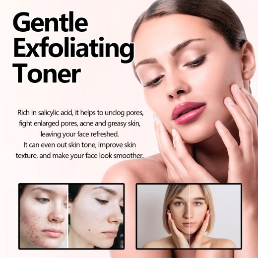 Gentle Exfoliating Lotion Glossy Refreshing Skin Repair