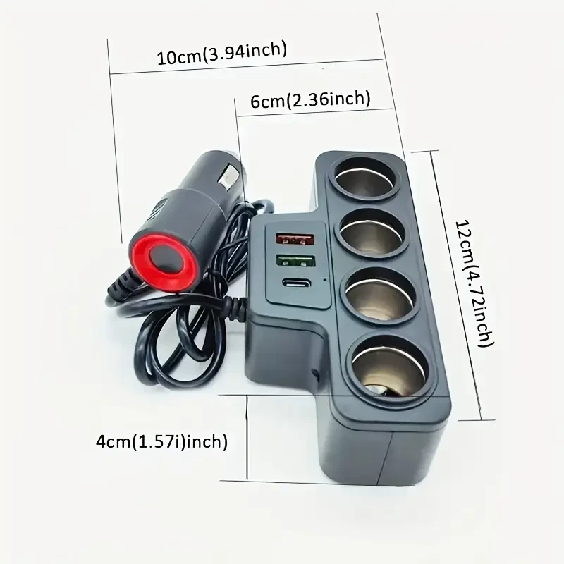 Yixingjia Four-Port Car Charger