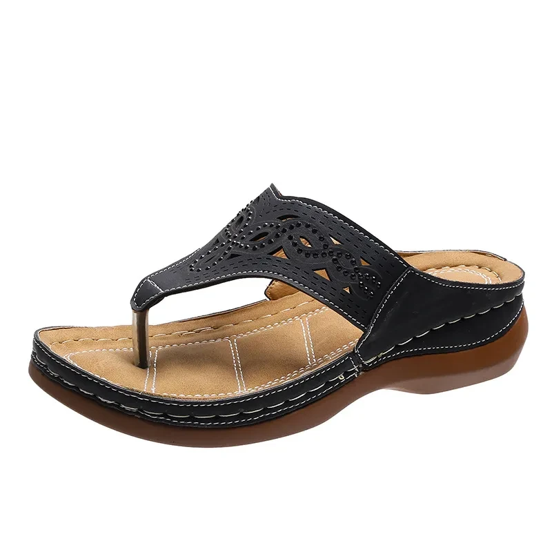 Clip Toe Wedge Sandals Women Summer