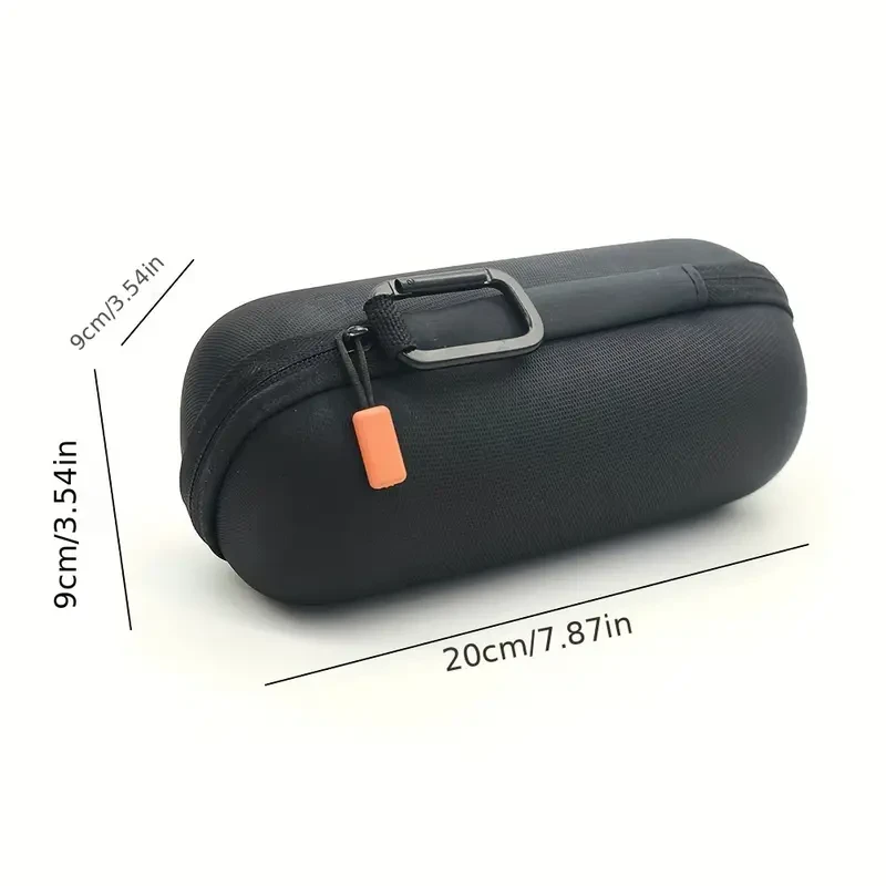 EVA Speaker Box Flip 3/4/5/6, Portable Outdoor Storage with Handle, Shockproof Protective Carrying Bag, Black