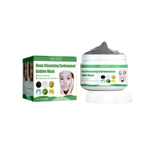 Clean And Apply Bubble Mask To Moisten Mild