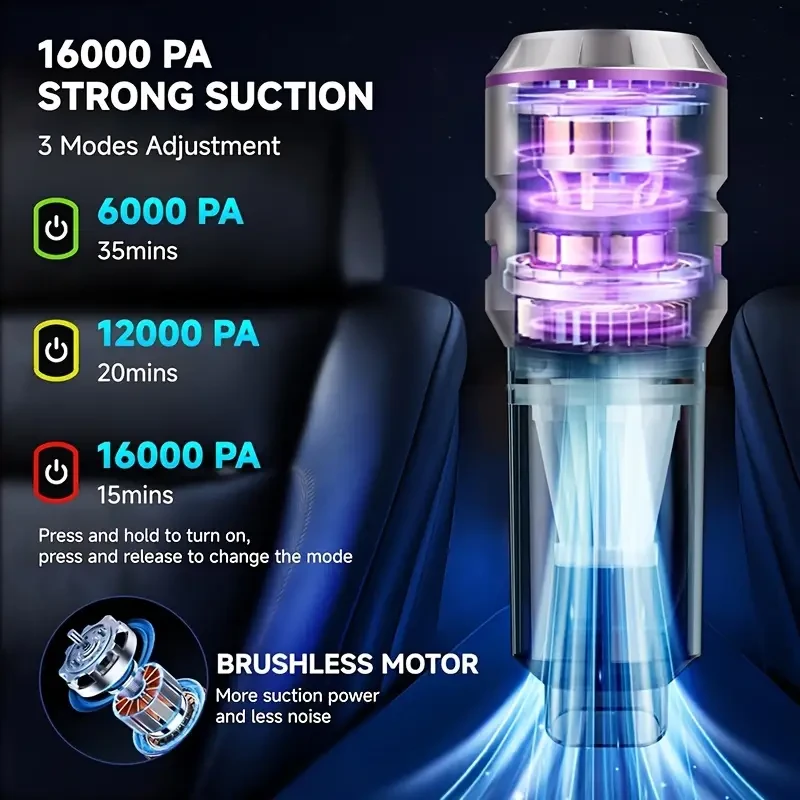 QILIEASY 100W High Power Brushless Vacuum Cleaner