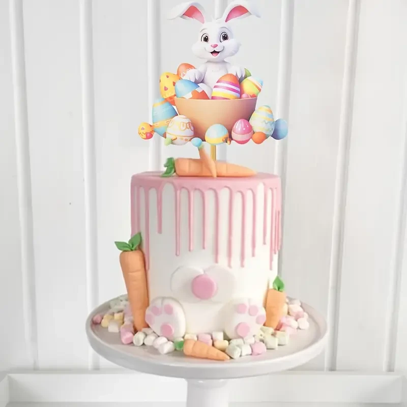 Easter Happy Cake Decoration