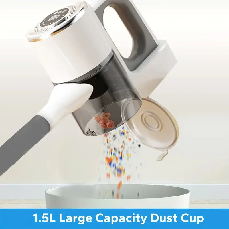 JKUOO Cordless Vacuum Cleaner with Adjustable Length
