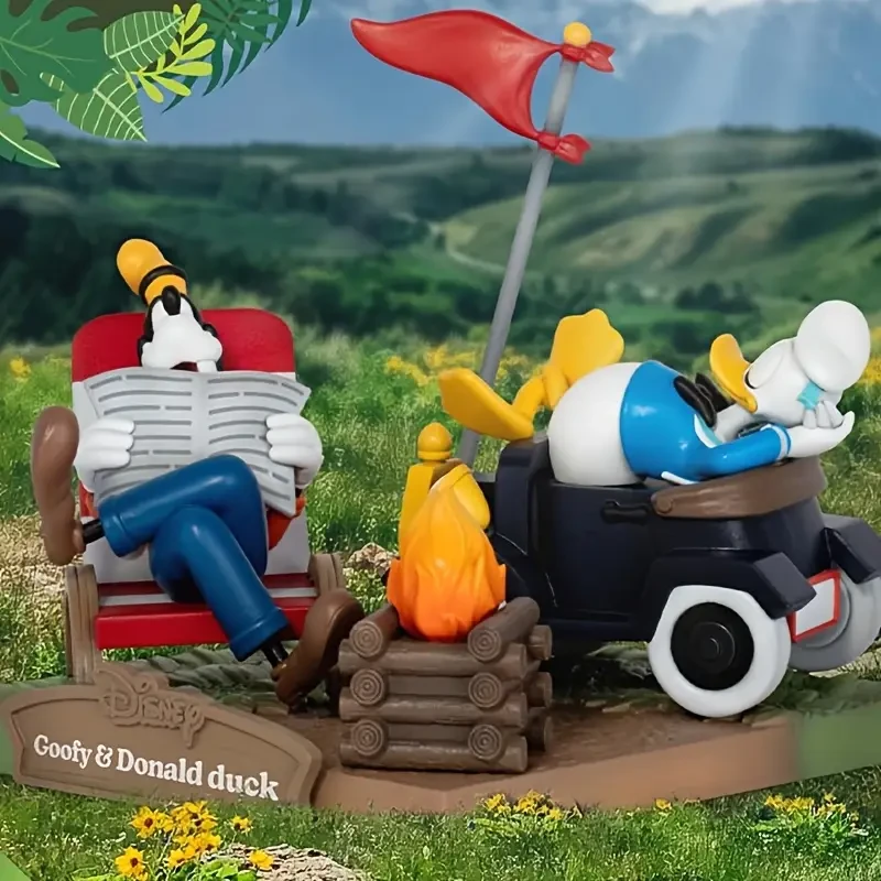 Disney Officially Licensed Donald Duck & Goofy Camping Action Figure