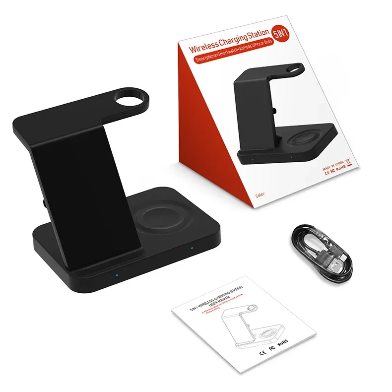 Wireless Charging Fast Charging Three-in-one Vertical Wireless Charger