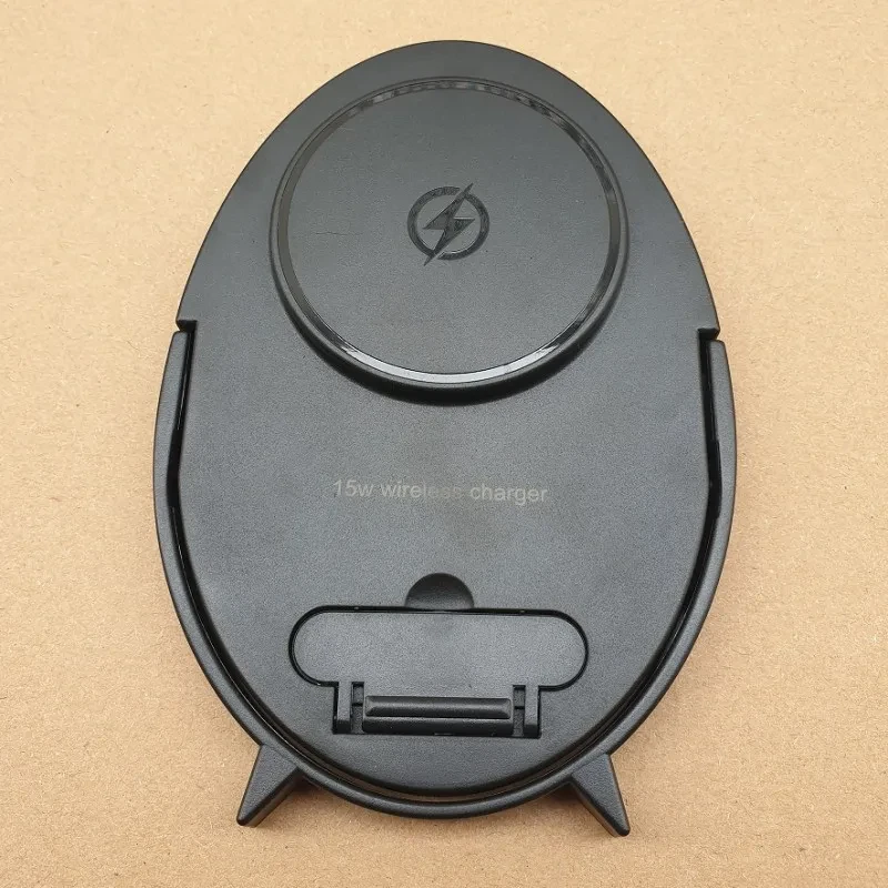 Folding 15W Fast Charging Mobile Phone Holder Wireless Charger