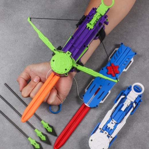 Catapult Soft Bomb Shooting Boy Decompression Telescopic Toy