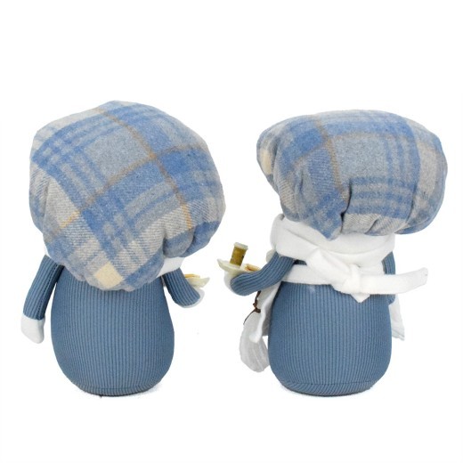 Blue Chef Elf Doll Gift Ornaments