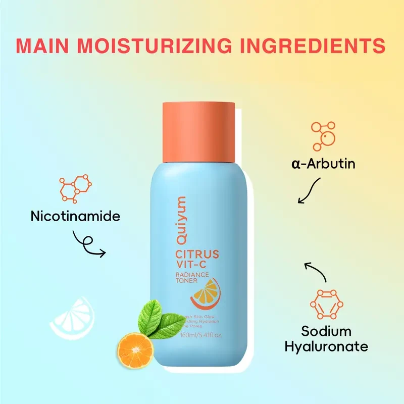 QUIYUM Citrus Vit-C Radiance Toner 160ml/5.41fl.oz