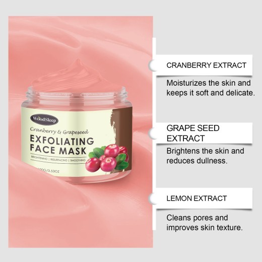 Cranberry Exfoliating Mask Gentle Hydrating