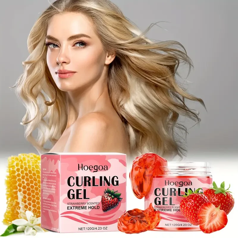 Hoegoa Strawberry Curly Hair Styling Gel