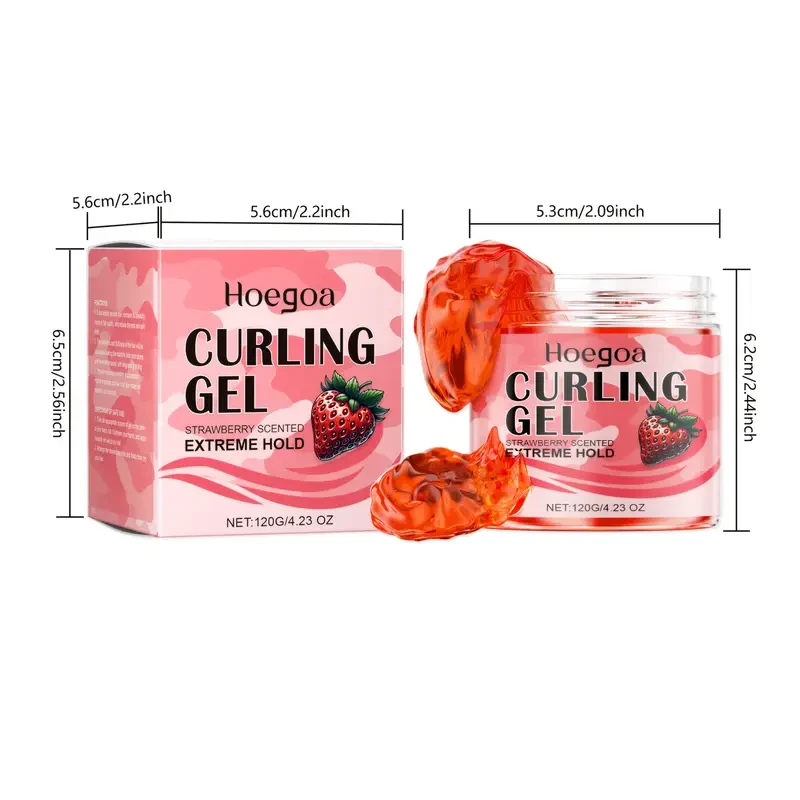 Hoegoa Strawberry Curly Hair Styling Gel