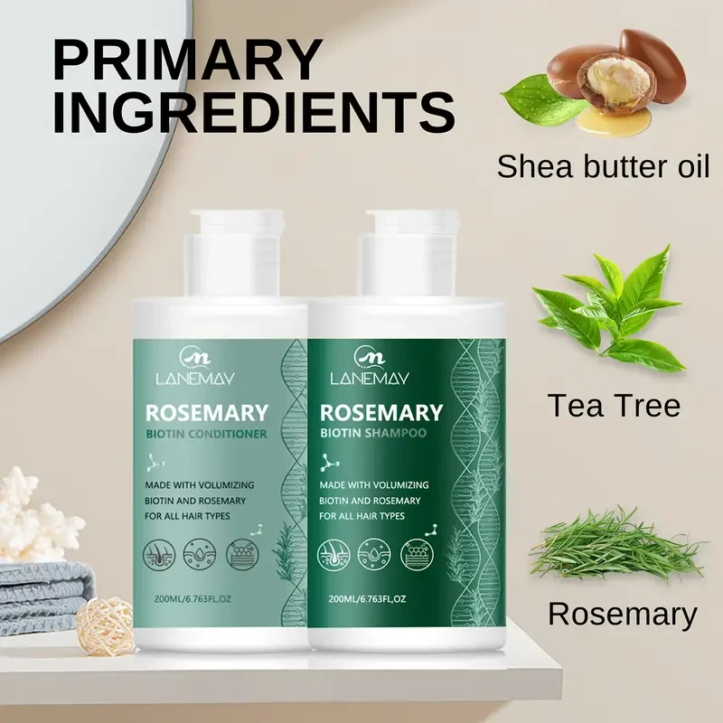 Rosemary & Biotin Shampoo And Conditioner Set