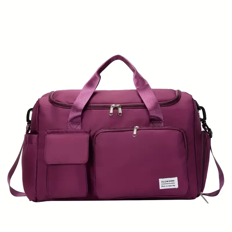 Multi-pocket Bag, Gym Bag, Wet And Dry Separate Design