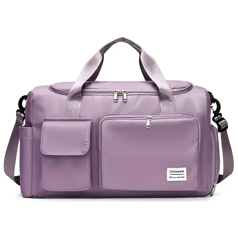 Multi-pocket Bag, Gym Bag, Wet And Dry Separate Design
