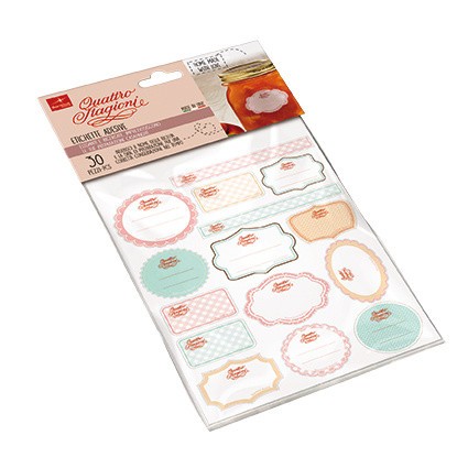 Set 30 Quattro Stagioni Stickers - Bormioli Rocco
