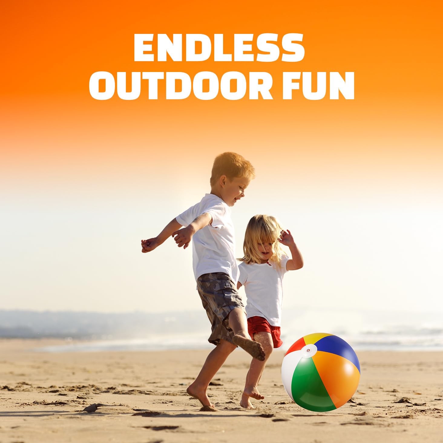 Inflatable Rainbow Beach Balls - Bulk Pool Toy Party Favor