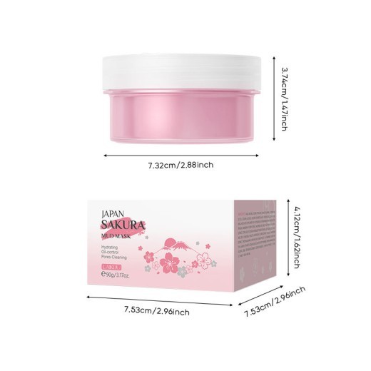 Cherry Blossom Mud Mask Hydrating And Cleaning