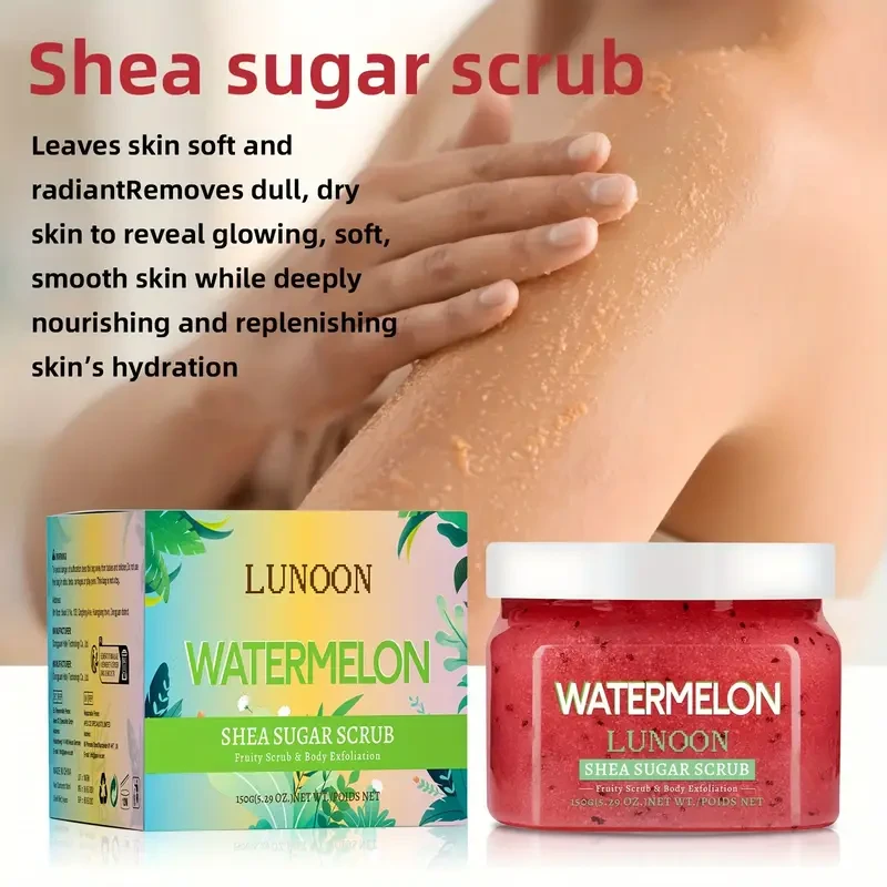 1pc Watermelon LUNOON Shea Sugar Scrub